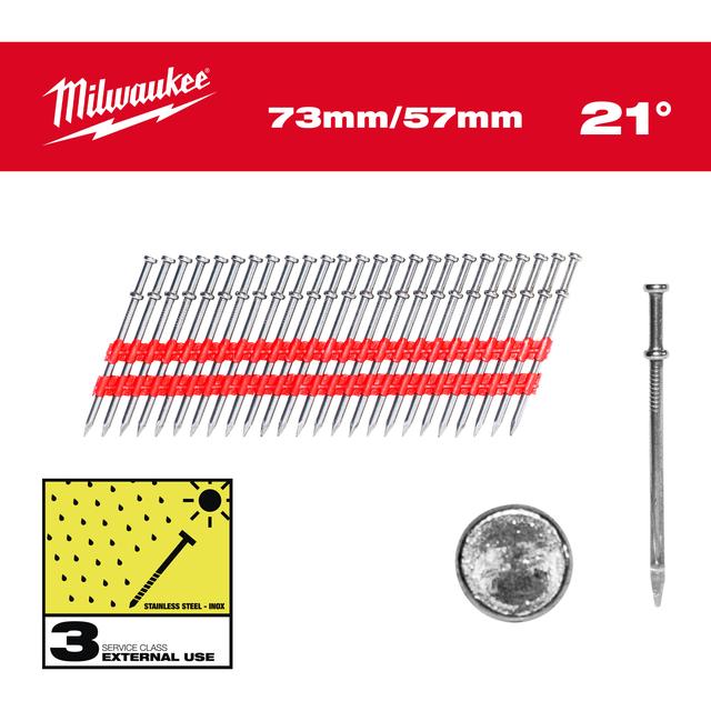 Clous Milwaukee 57/73mm 4932498155