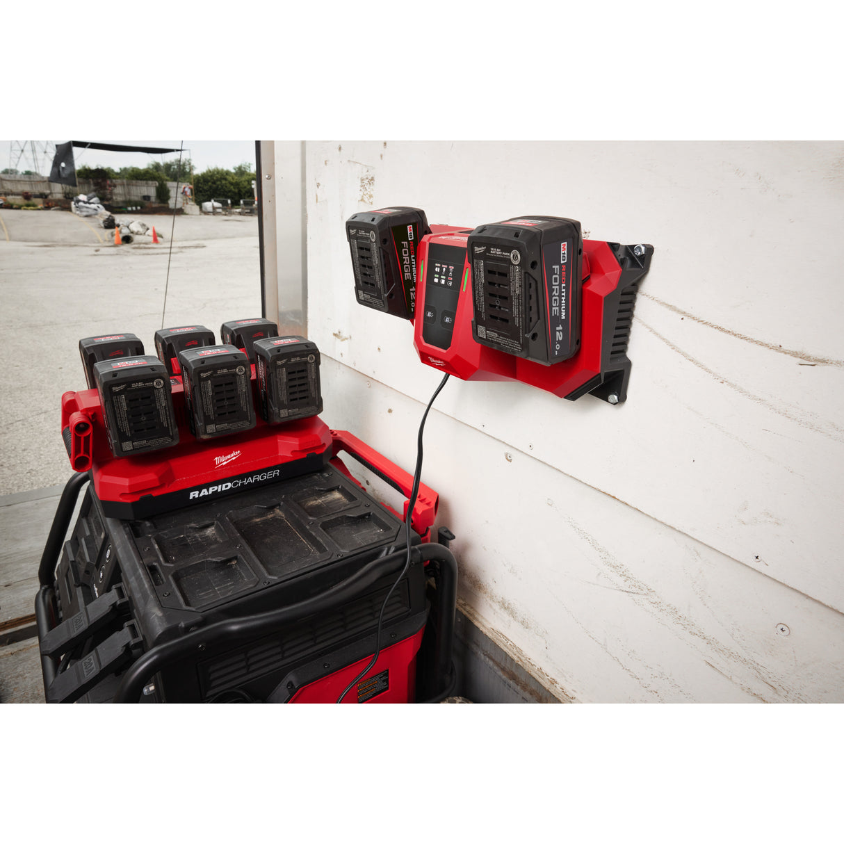 Milwaukee Zweifach-Schnellladegerät M18MDBSC Mobiles 4932498557