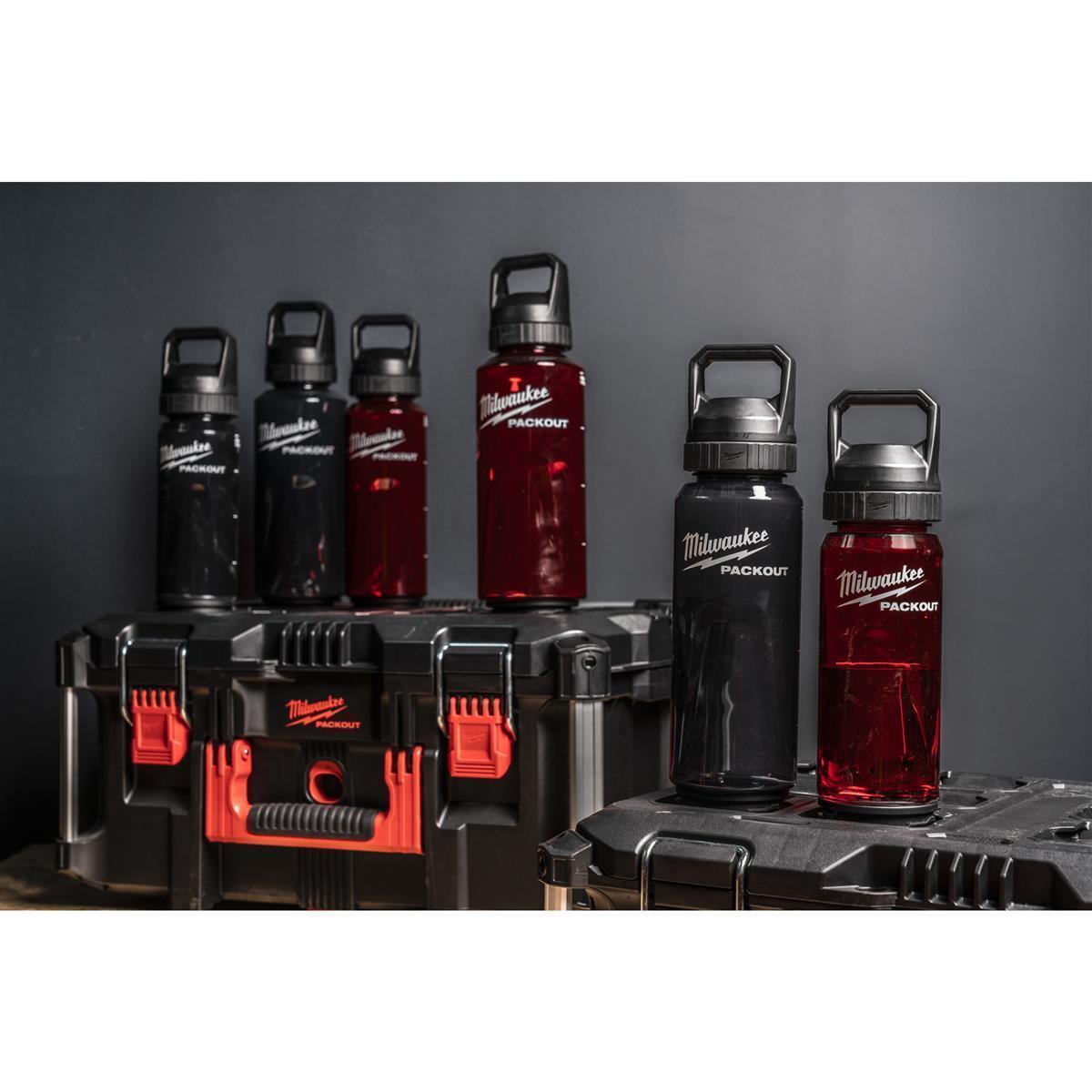 Milwaukee Kunststoff-Trinkflasche Kunststofftrinkflaschen 1005ml rot XXX 4932498637