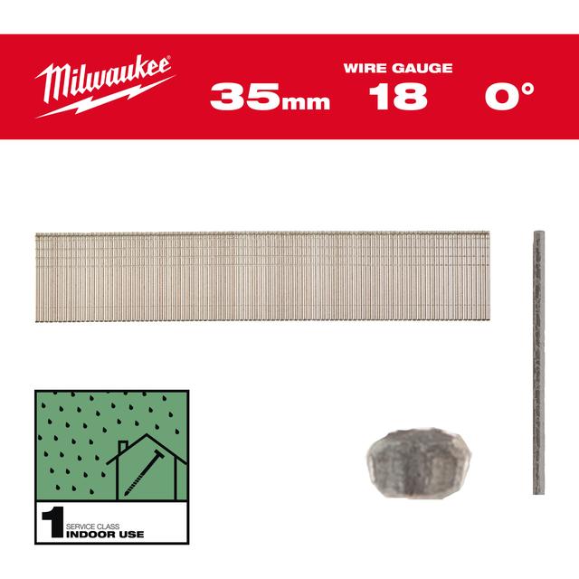 Milwaukee Nägel 18G 35mm 4932498743