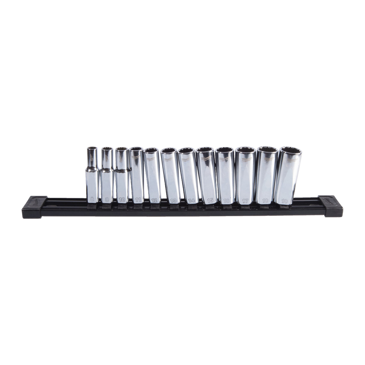 Milwaukee Steckschlüsseleinsatzset 3/8 Zoll 3/8" Steckschlüsseleinsatz Set, lang 4932498796