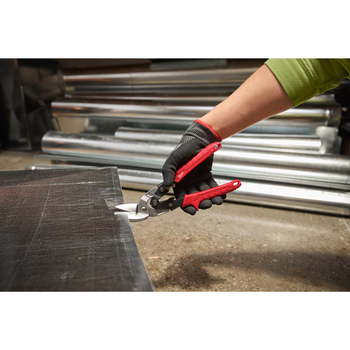 Milwaukee Blechschere gebogen, linker Schnitt XXX 4932499013