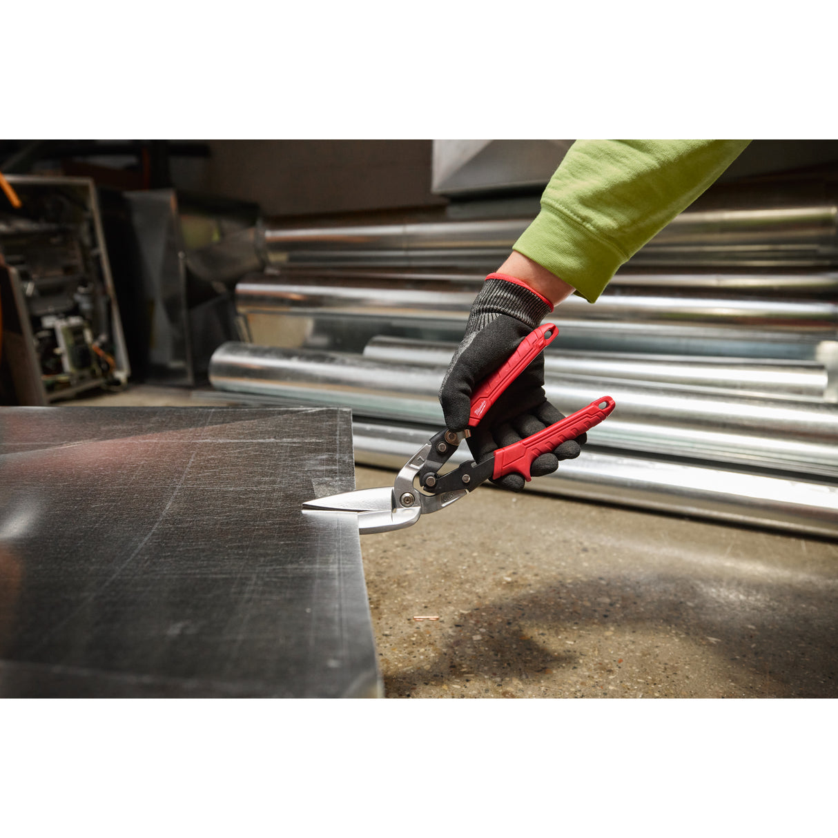 Milwaukee Blechschere lang, seitlich abgesetzt XXX 4932499022