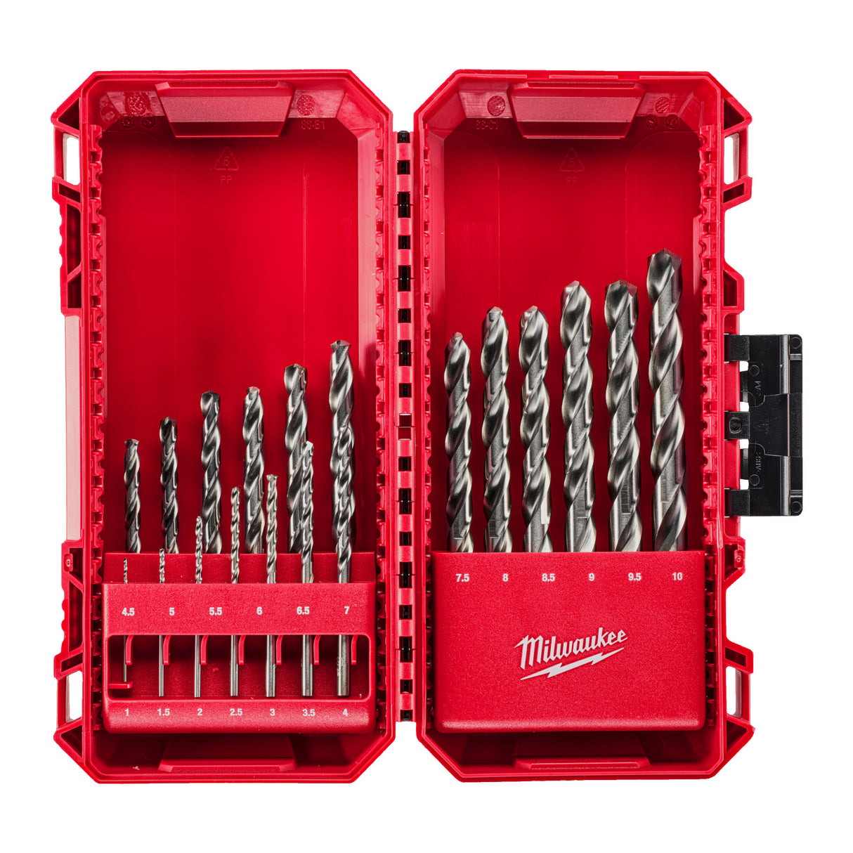 Milwaukee Metallbohrer-Set HSS-G Metallbohrerkass. (19tlg.) TH-WEB 4932499766