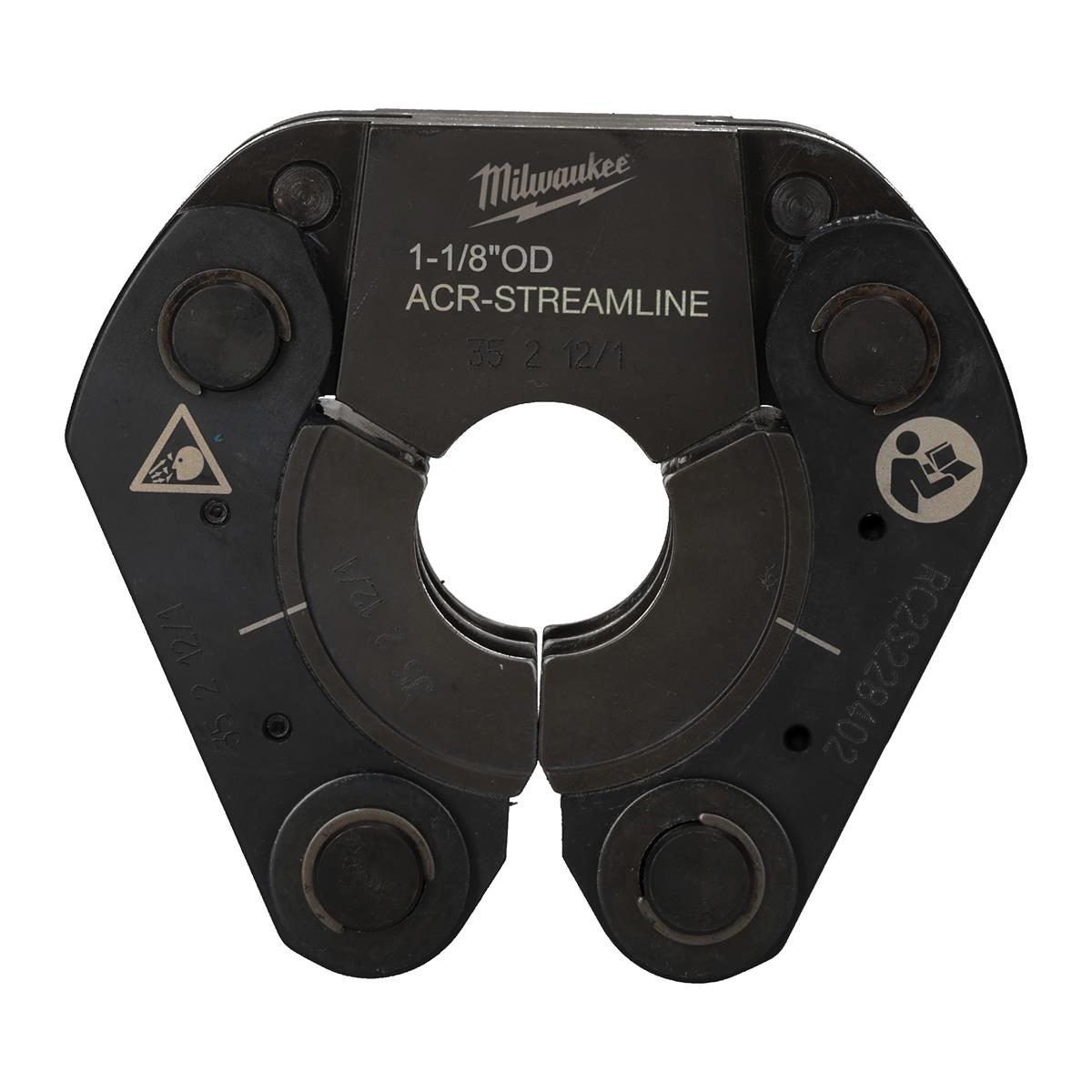 Milwaukee Pressbacke Sanha Streamline ACR - 1 1/8" 4932500107