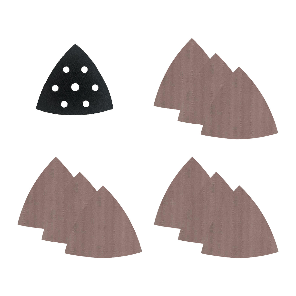 Milwaukee Schleifblätter Schleifnetz Deltas. 93x93 mm Set 10tlg 4932500195