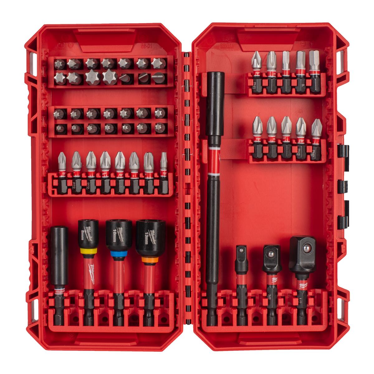 Milwaukee Bit-Set schlagfest Shockwave Set Schrauben (54tlg) 4932500389