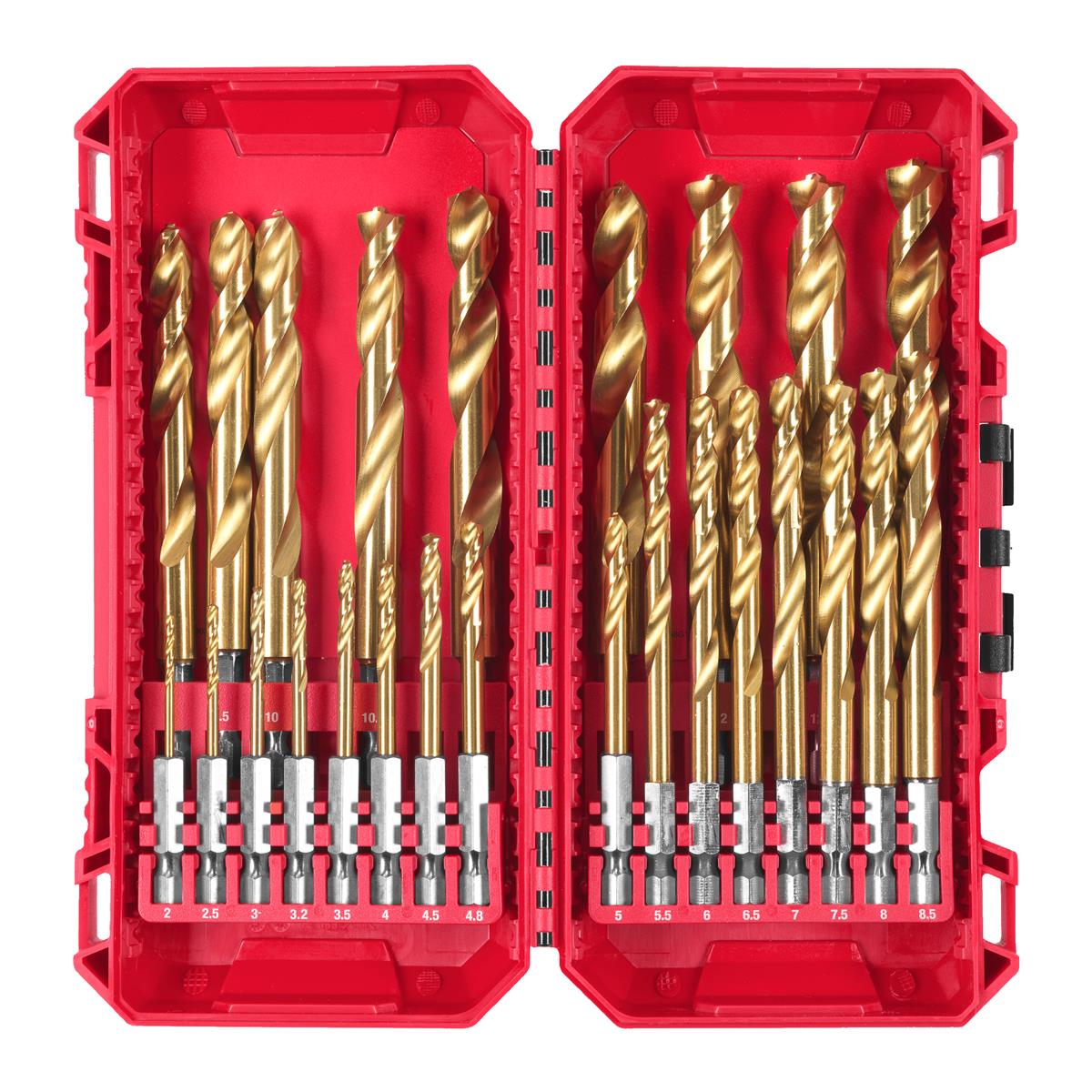 Milwaukee Metallbohrer HSS-G TiN SWave Set 25-tlg. 4932500420