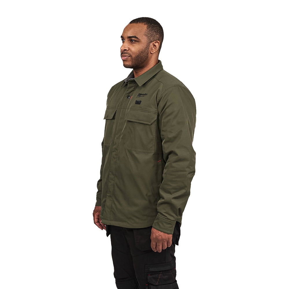 Milwaukee Akku-Heiz-Hemdjacke Grün Größe M 4932500687