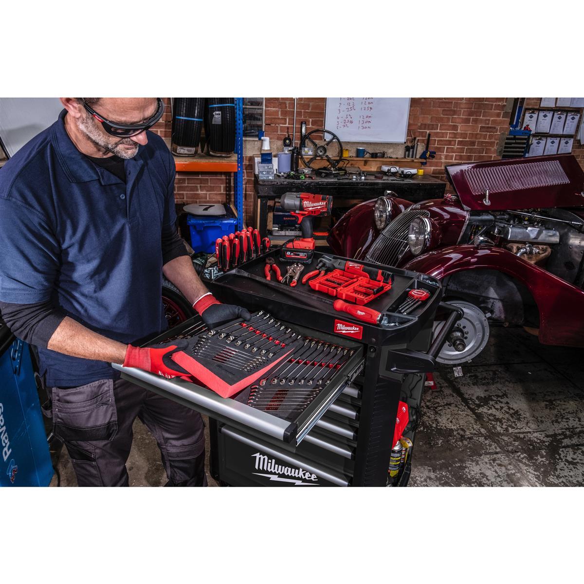 Milwaukee Werkstattwagen 69 cm / 27", grau 4932500740