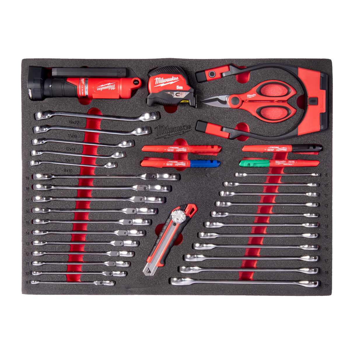 Milwaukee Einlage Ringmaul. Licht Schneid Mess Einl. (36) 4932500759