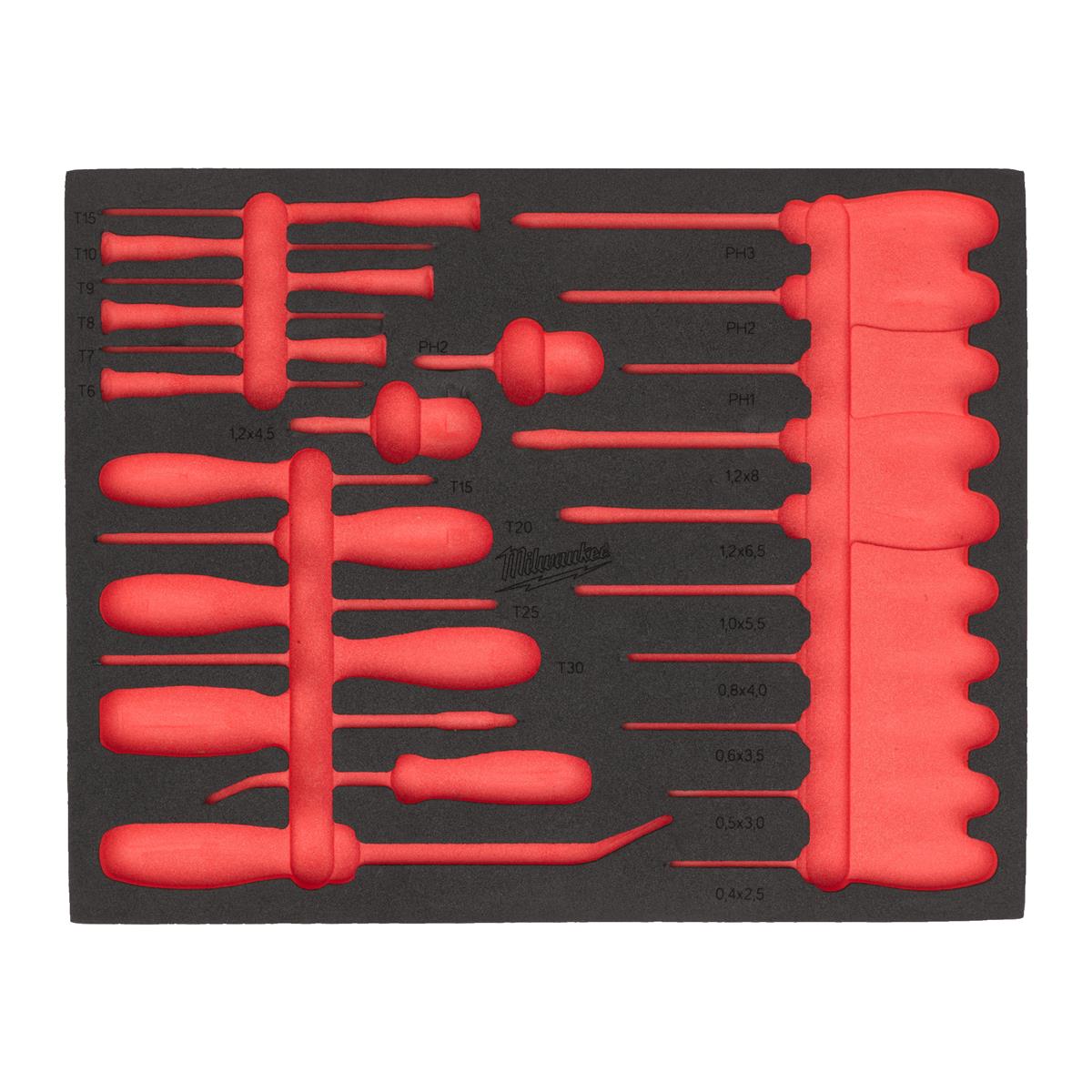 Milwaukee Ersatz-Einlage Ers.-Einlage 1/4 3/8 Ratschen XXX 4932500762