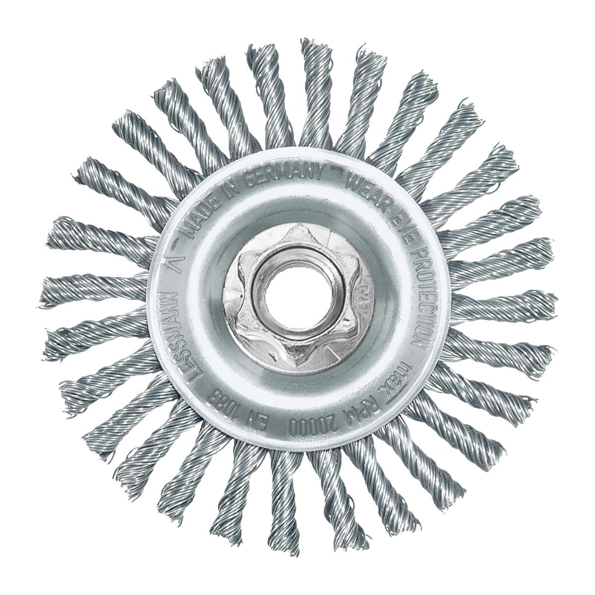 Milwaukee Rundbürste gezopft M14 gez. 125x6x0,5mm 4932501742