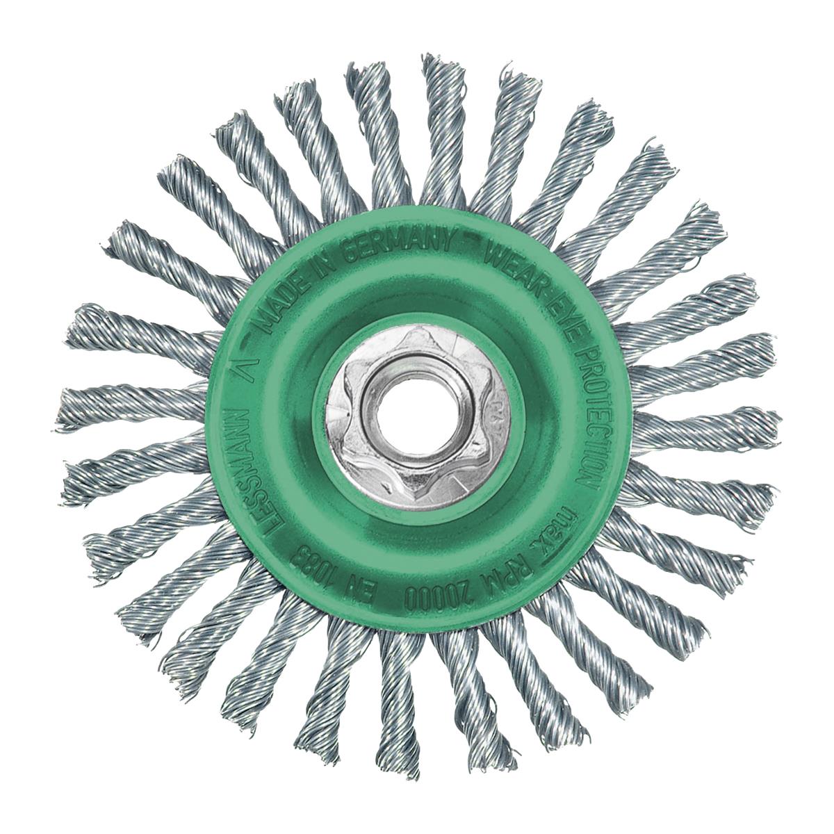 Milwaukee Rundbürste gezopft M14 gez. INOX 125x6x0,5mm 4932501743
