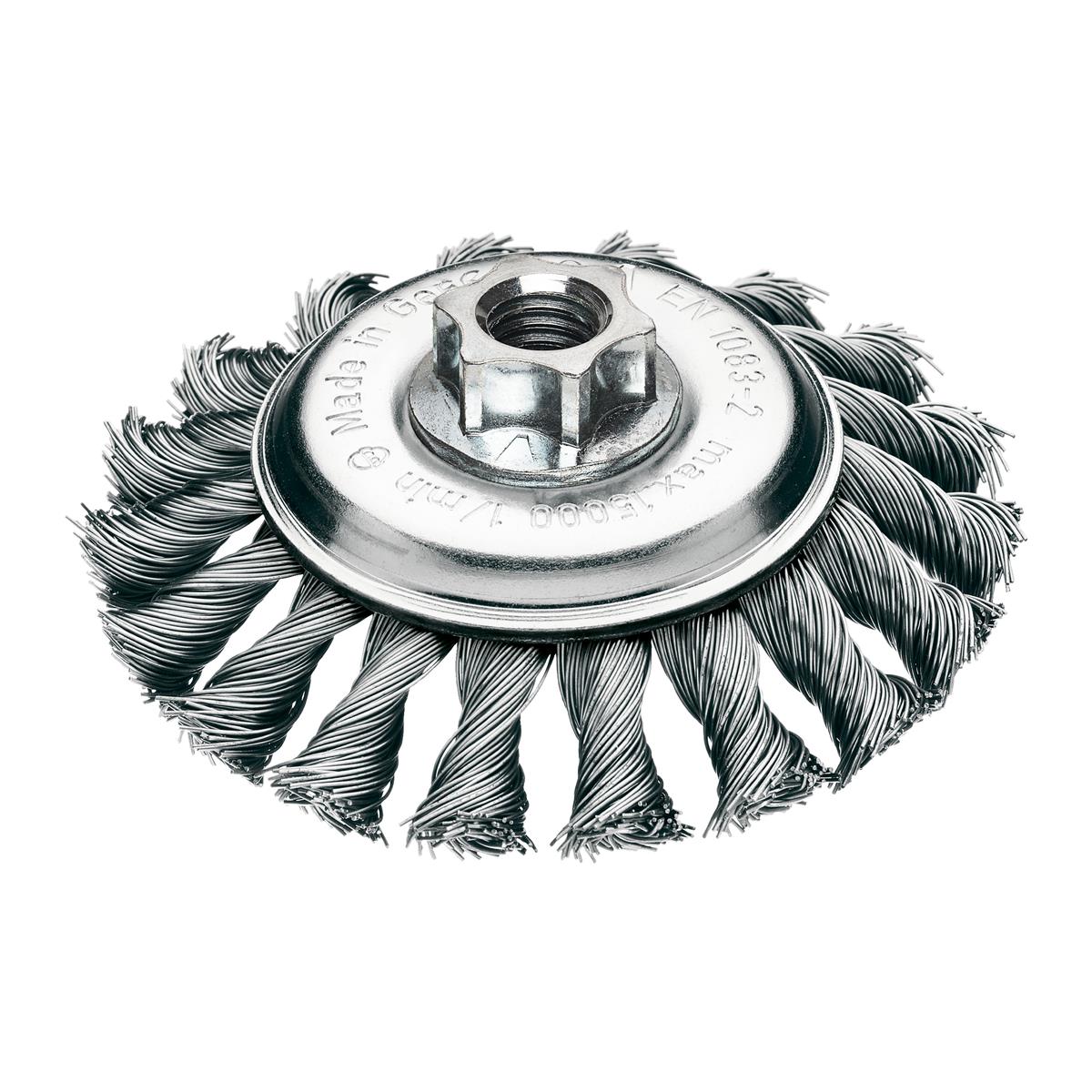 Milwaukee Kegelbürste gezopft M14 gez. 100x12x0,5mm 4932501744