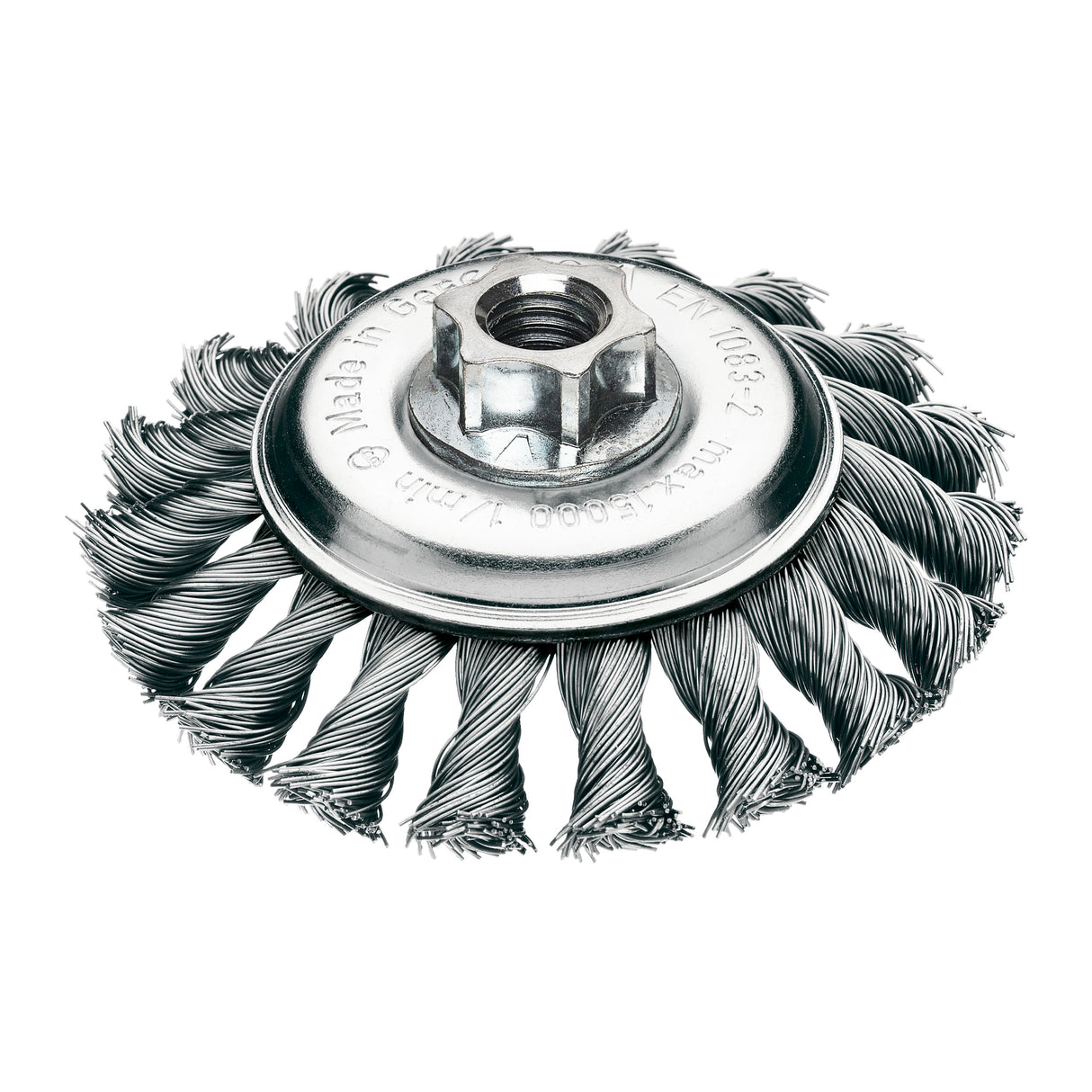 Milwaukee Kegelbürste gezopft M14 gez. 115x12x0,5mm 4932501746