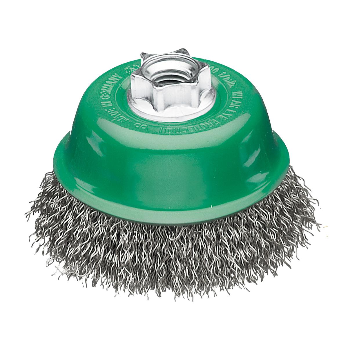 Milwaukee Topfbürste gewellt M14 gez. INOX 65x0,35mm 4932501751