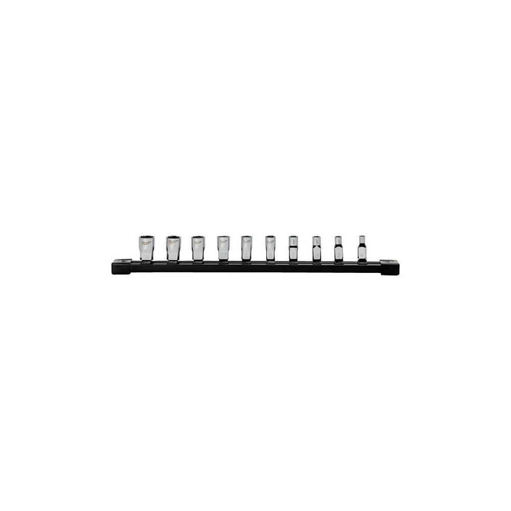 Milwaukee Steckschlüsseleinsatz-Set 1/4 Zoll 10-tlg. metrisch 4932501800