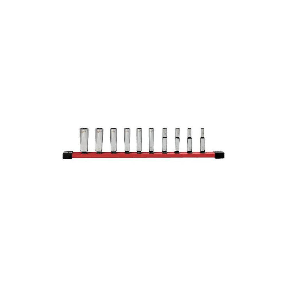 Milwaukee Steckschlüsseleinsatz-Set 1/4 Zoll 10-tlg. zöllig lang zöllig 4932501803