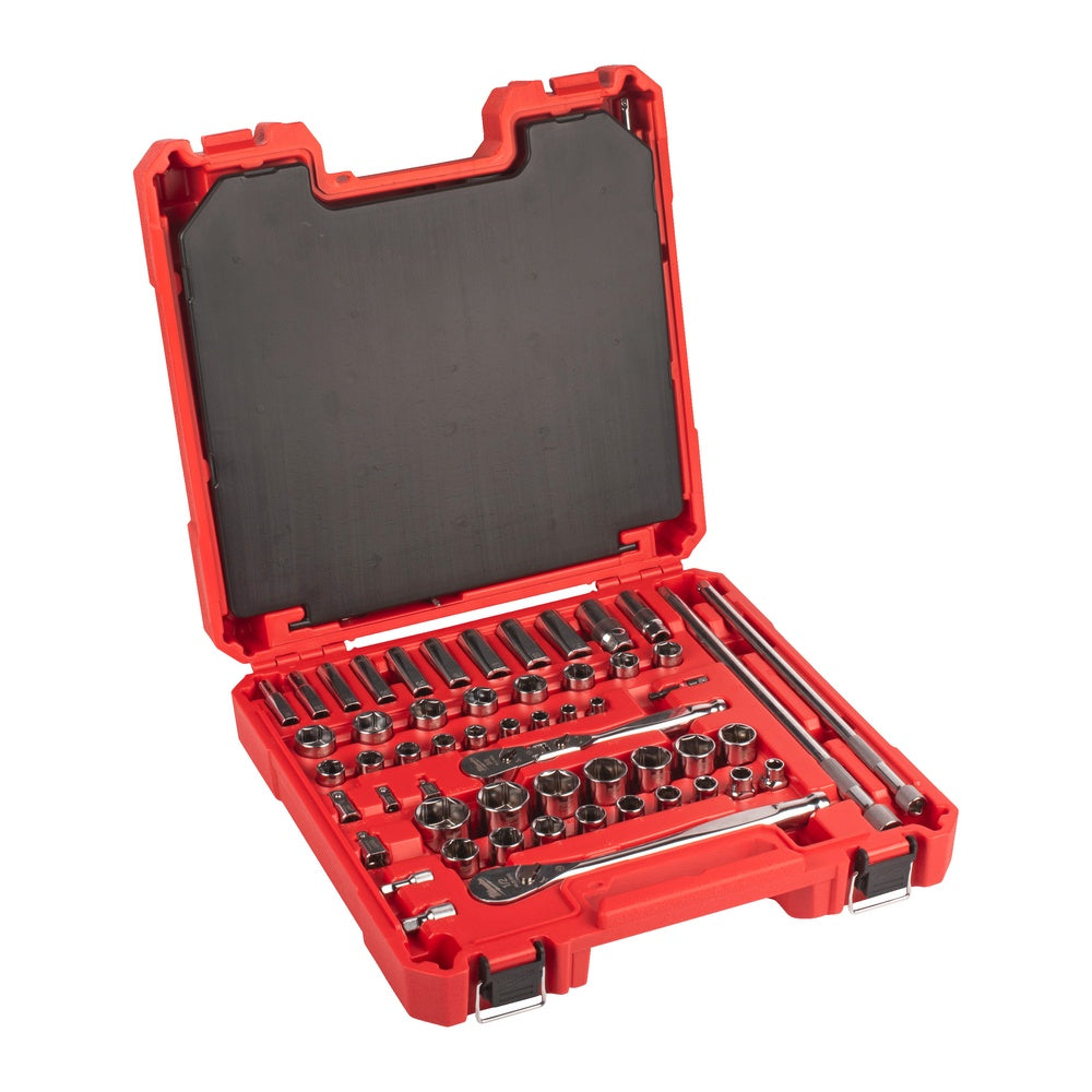 Milwaukee Ratschen-, Steckschlüssel- und Maulschlüssel-Set 108-tlg. 4932501845