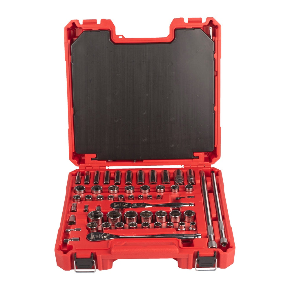 Milwaukee Ratschen-, Steckschlüssel- und Maulschlüssel-Set 108-tlg. 4932501845