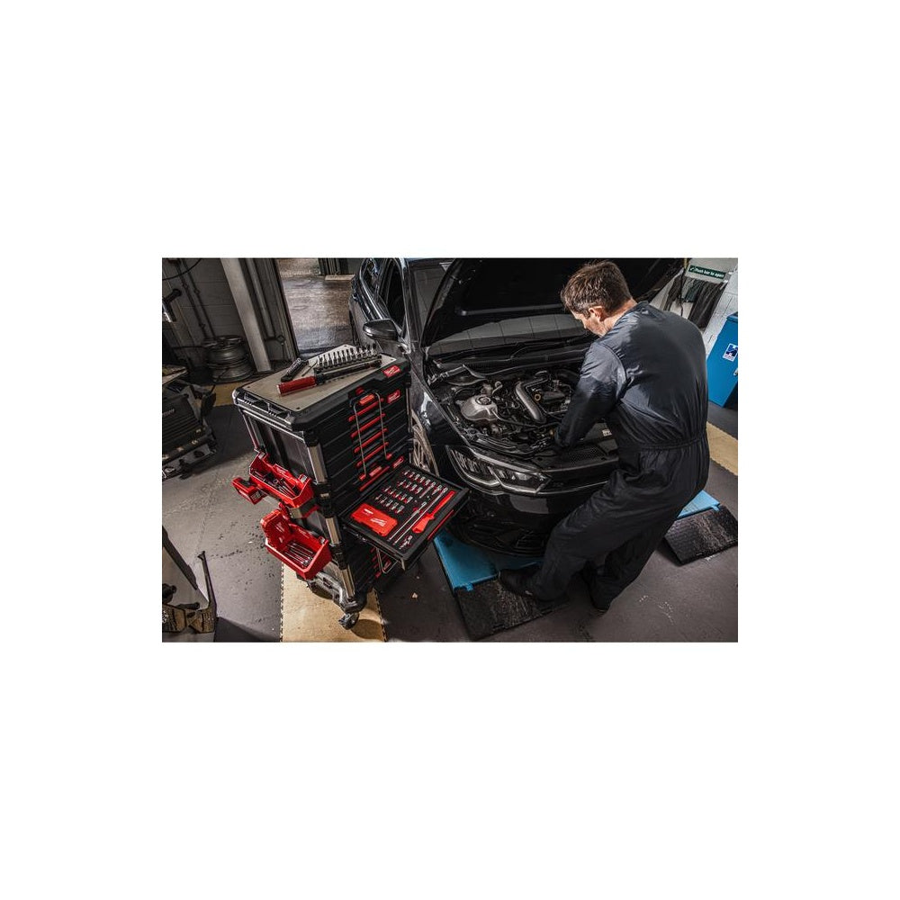 Milwaukee Werkstattwagen PACKOUT 382-tlg. 4932501863
