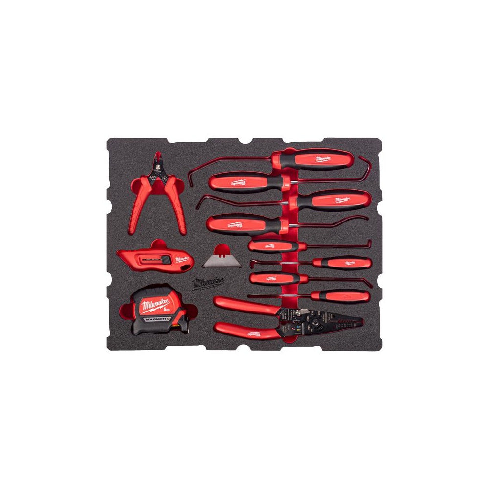 Milwaukee Einlage für Werkzeugkoffer PACKOUT 17-tlg. 4932501877
