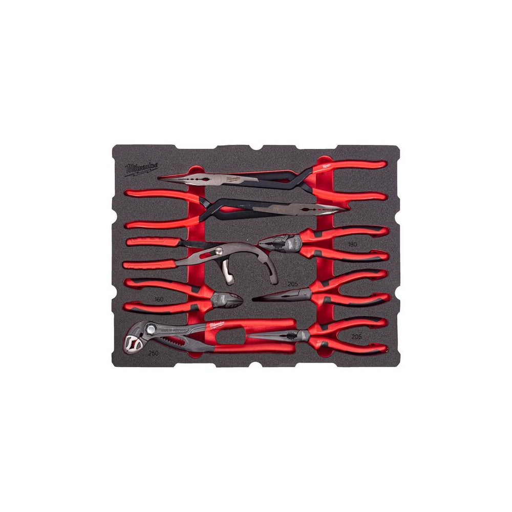 Milwaukee Einlage für Werkzeugkoffer PACKOUT 9-tlg. 4932501878