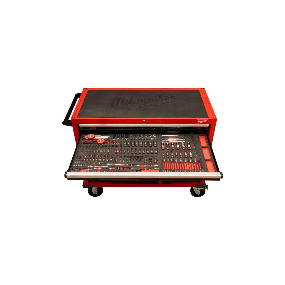 Milwaukee Werkstattwagen bestückt TOOLGUARD 501-tlg. Breite 562 mm Höhe 982 mm 4932502079