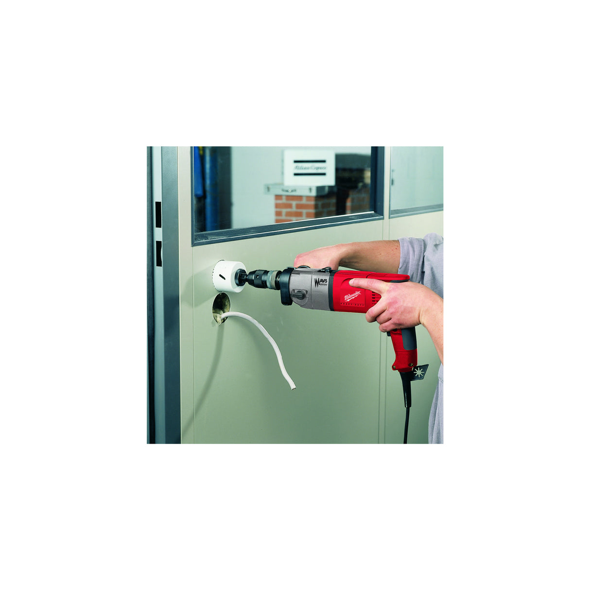 Milwaukee Schlagbohrmaschine PD2E24RS 4933380462 roteswerkzeug