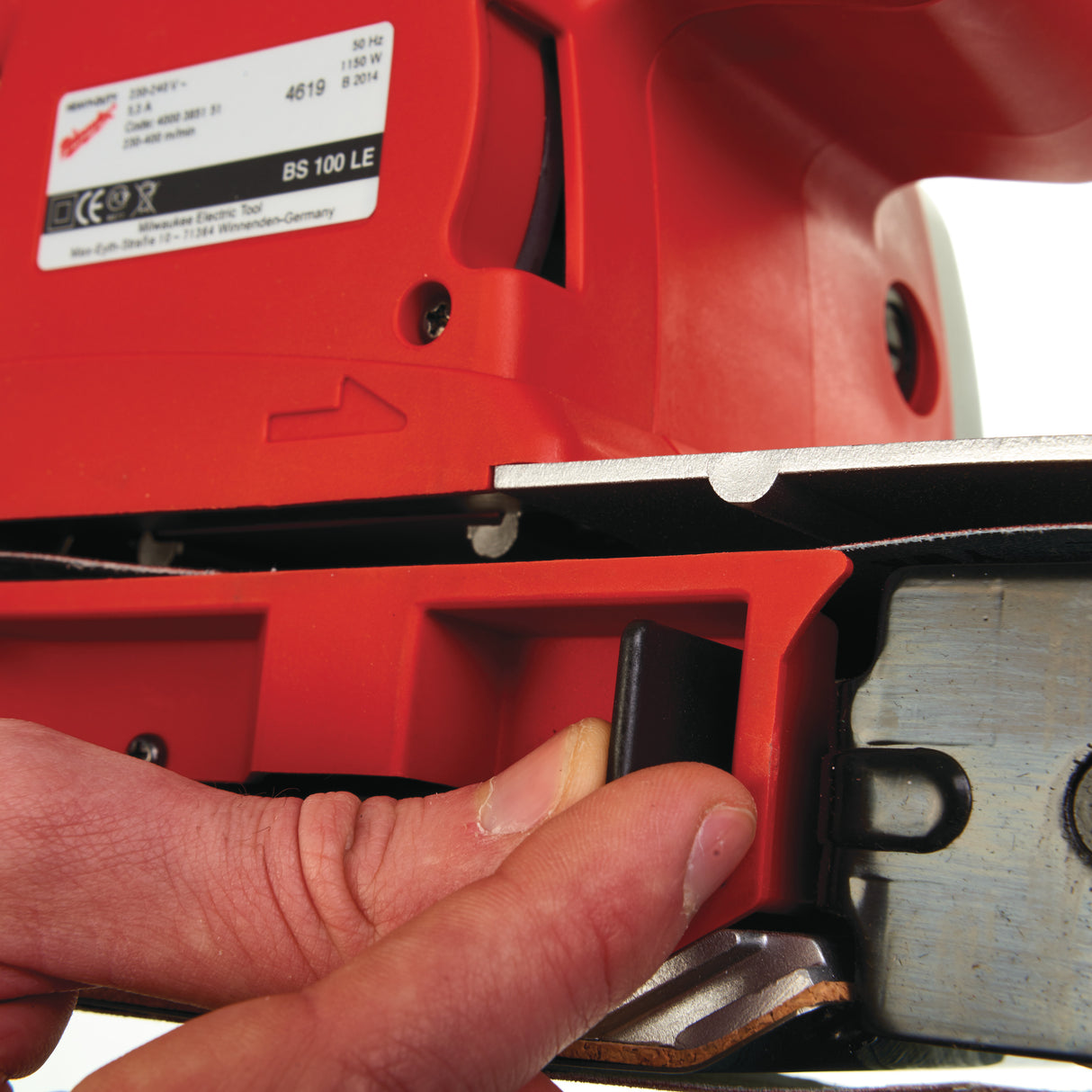 Milwaukee Bandschleifer BS100LE 4933385150 roteswerkzeug