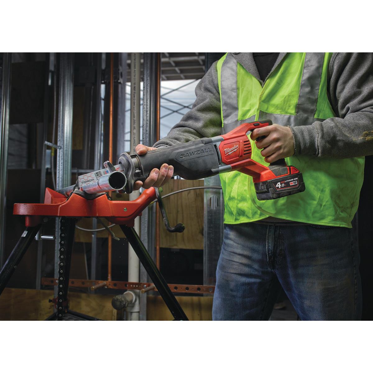 Milwaukee cordless reciprocating saw M18BSX-0 4933447275