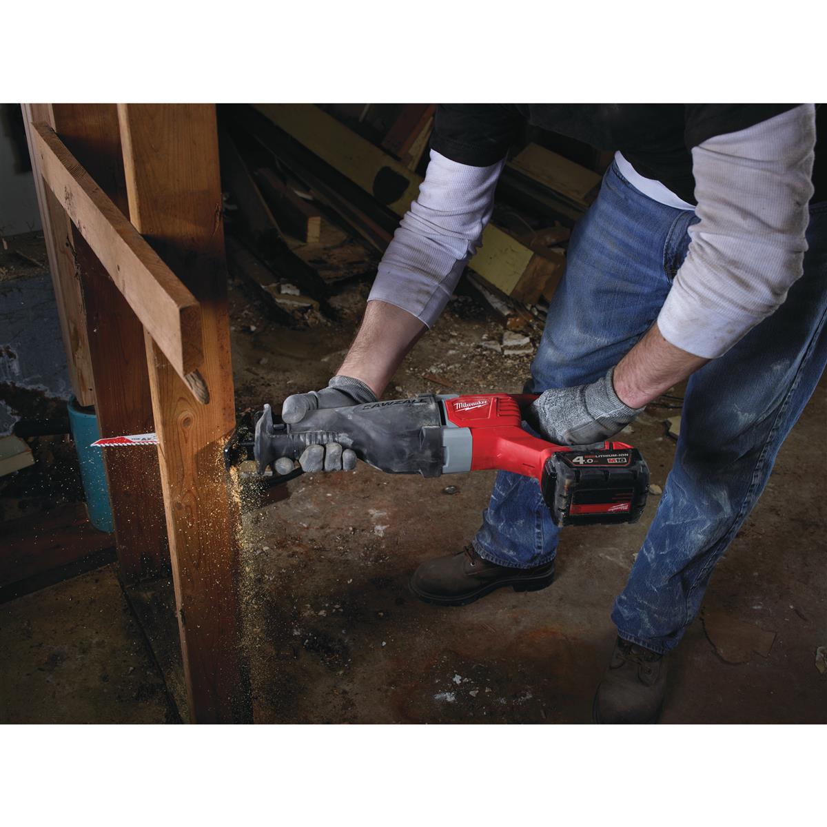 Milwaukee cordless reciprocating saw M18BSX-402C 4933447285