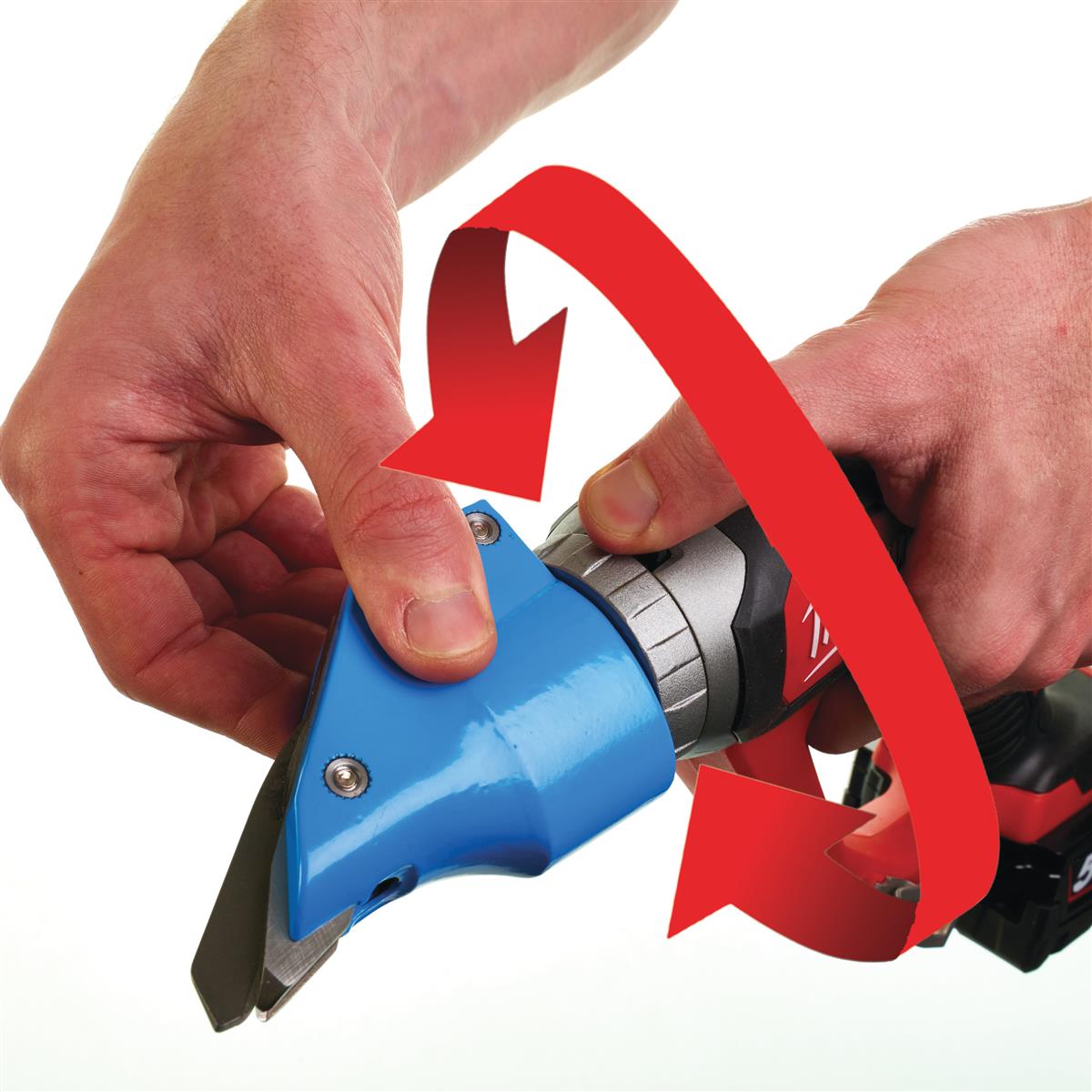 Milwaukee Cordless Sheet Metal Shears M18BMS20-0 4933447935
