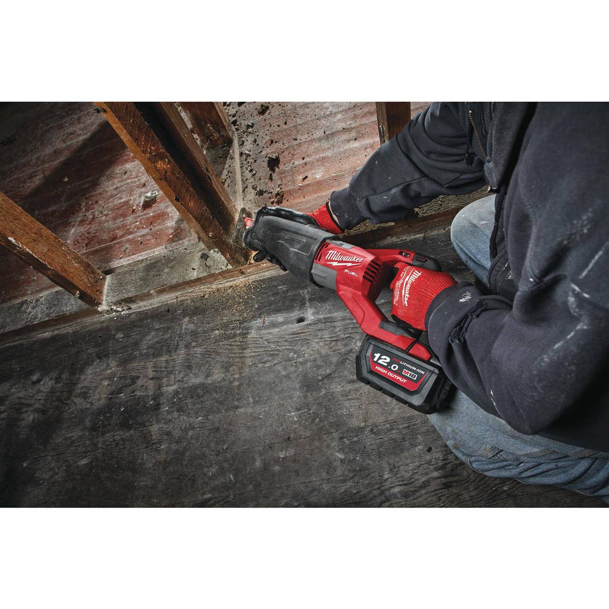 Milwaukee cordless reciprocating saw M18FSX-0C 4933464724