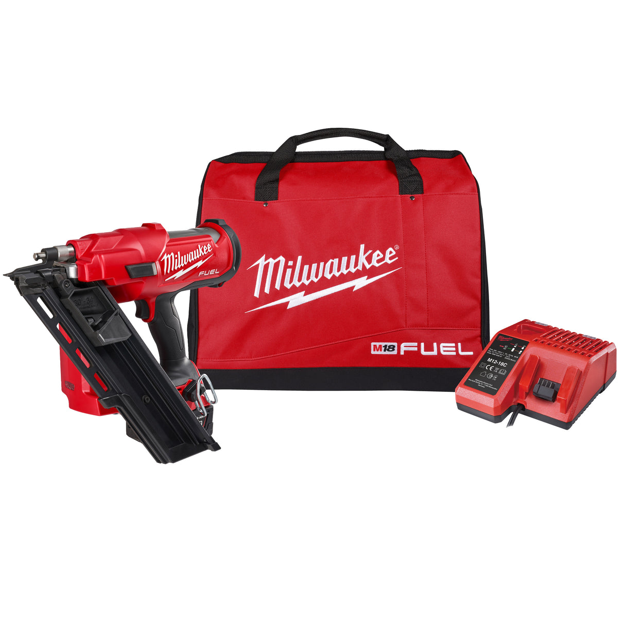 Milwaukee cordless nailer M18FFN-502C 4933471404