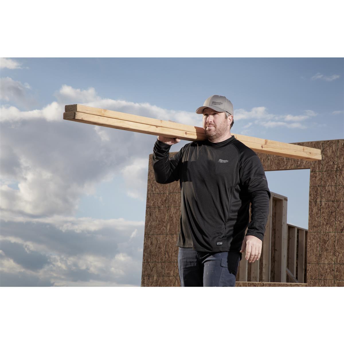 Milwaukee USB-Akku-Heiz-Langarmschirt L4HBLB-301 (XL) 4933478084