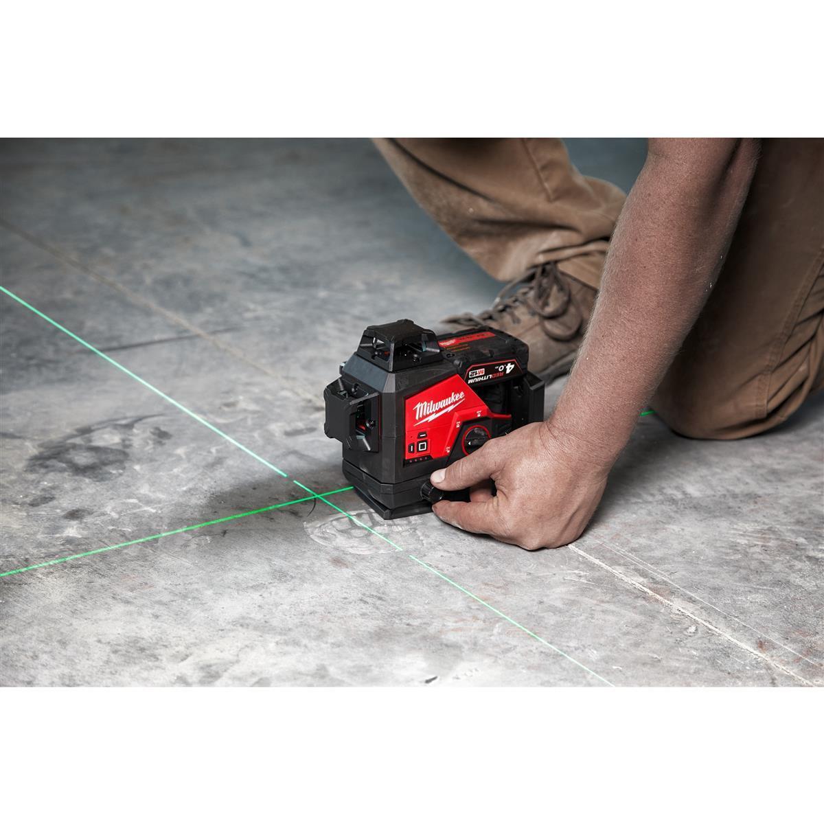 Milwaukee cross line laser M123PL-401C 4933478102