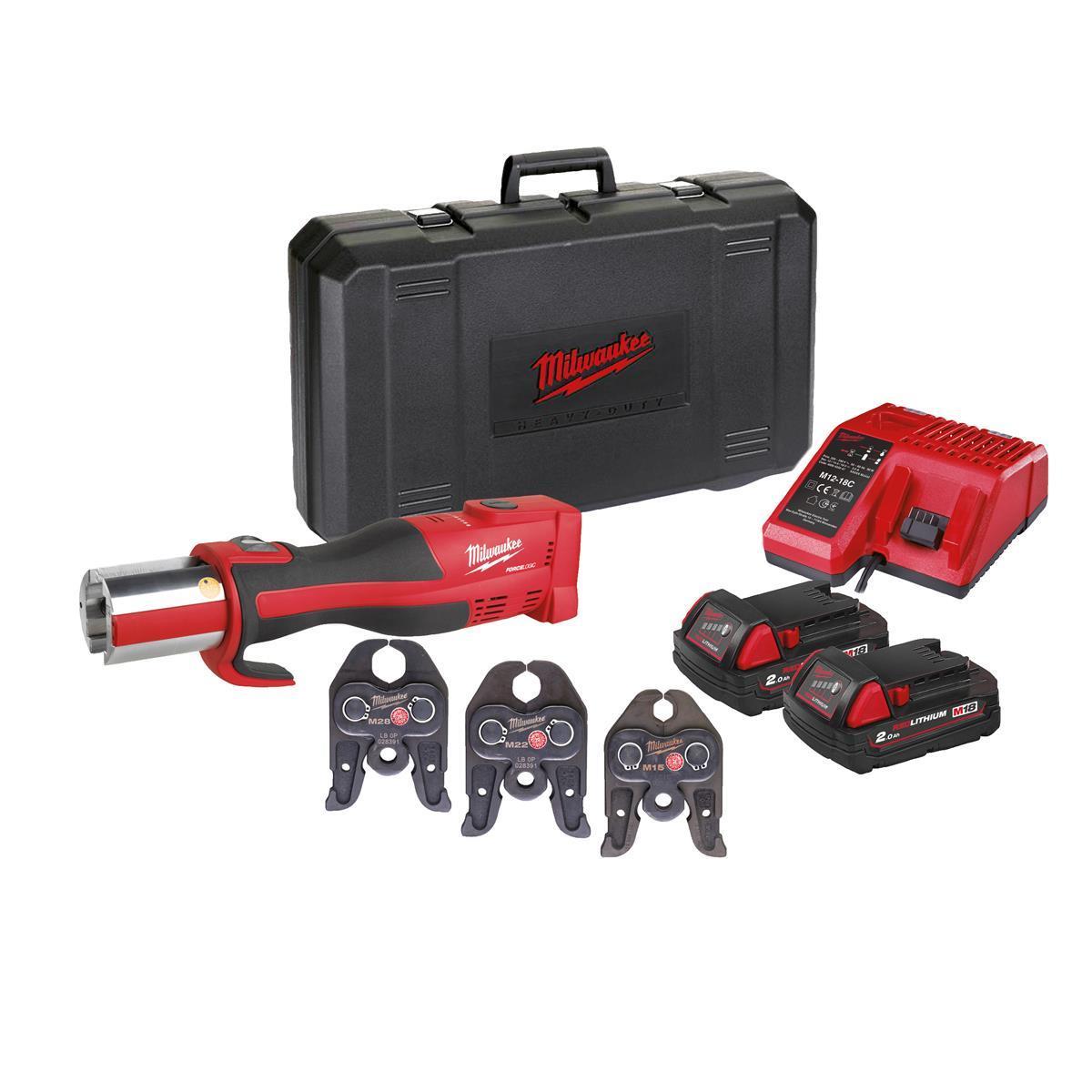 Outil de pressage sans fil Milwaukee M18BLHPT-202C M-Set 4933451133