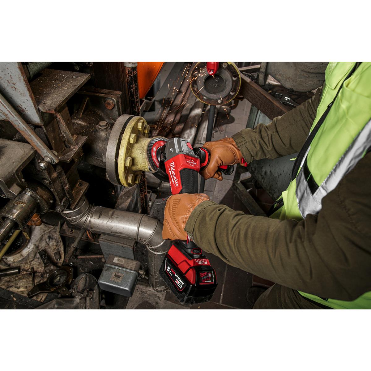 Milwaukee Cordless Angle Grinder M18FSAGV125XPDB-0X 4933478437