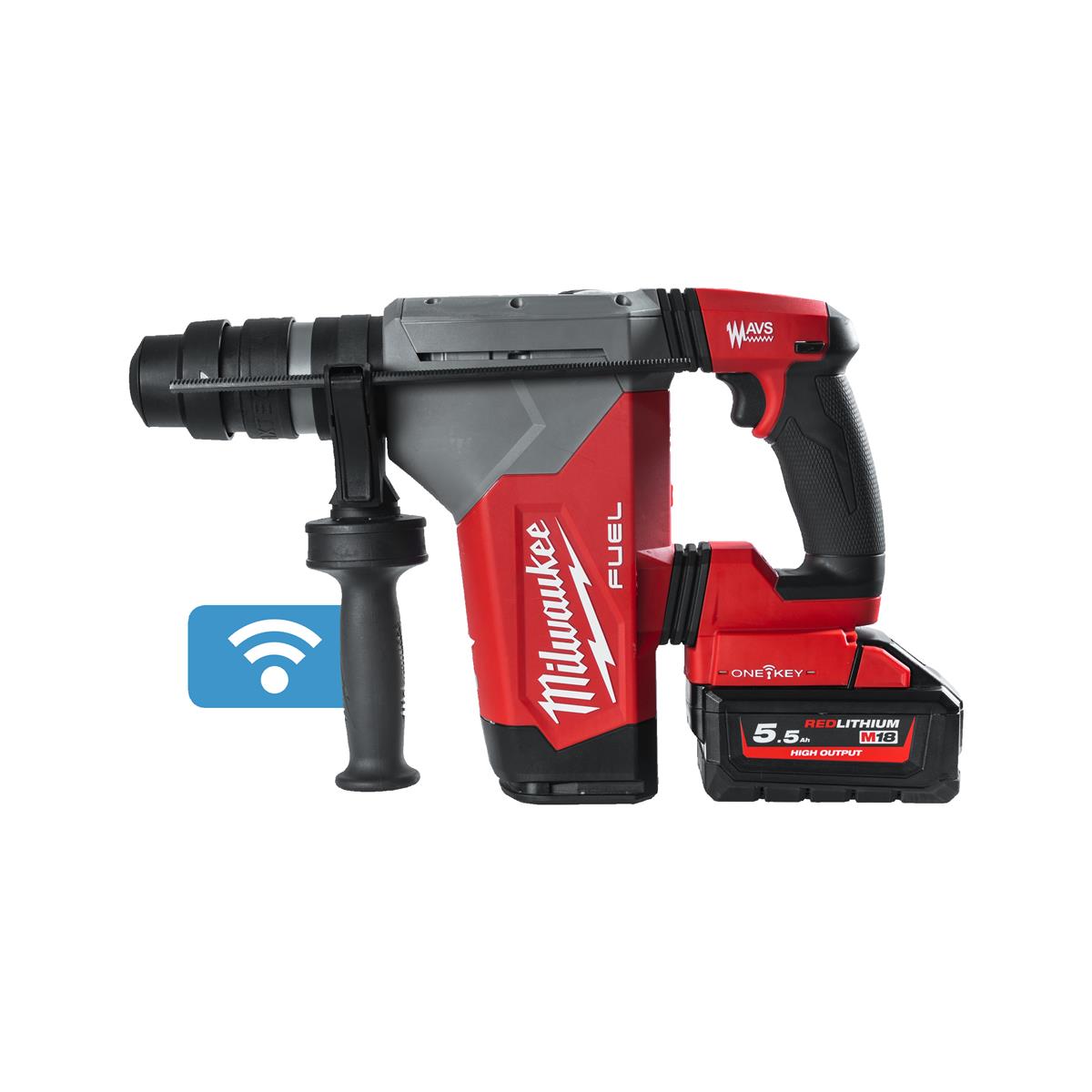 Milwaukee cordless combination hammer M18ONEFHPX-552X 4933478496
