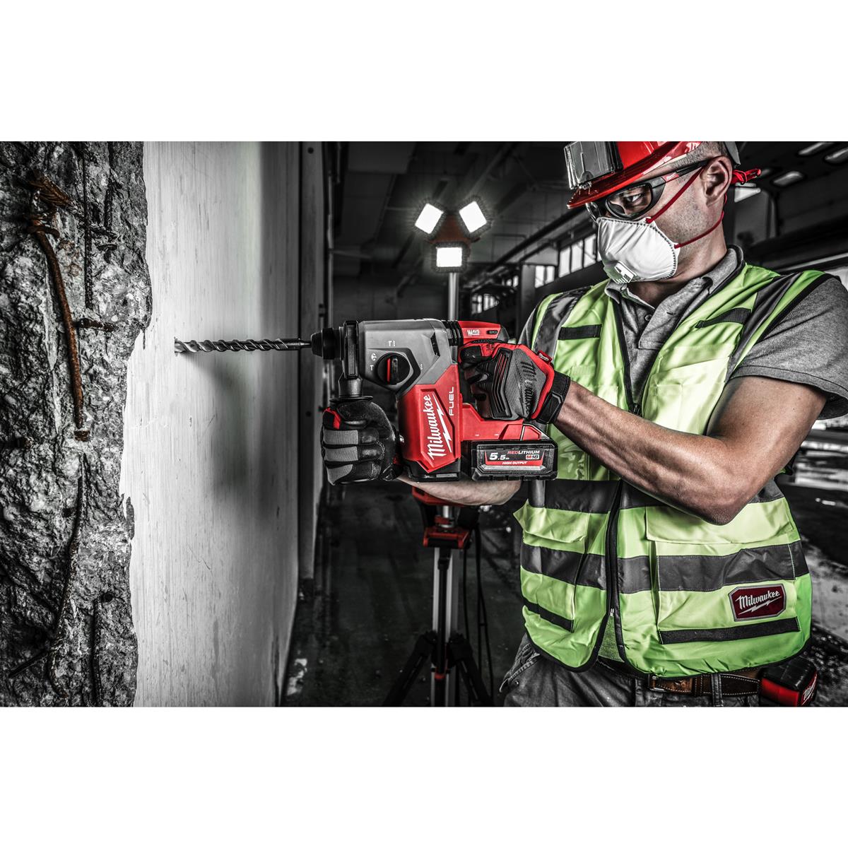 Milwaukee cordless combination hammer M18FH-0 4933478499