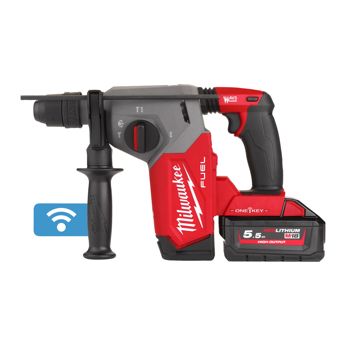 Milwaukee Akku-Kombihammer M18ONEFHX-552X 4933478504 roteswerkzeug