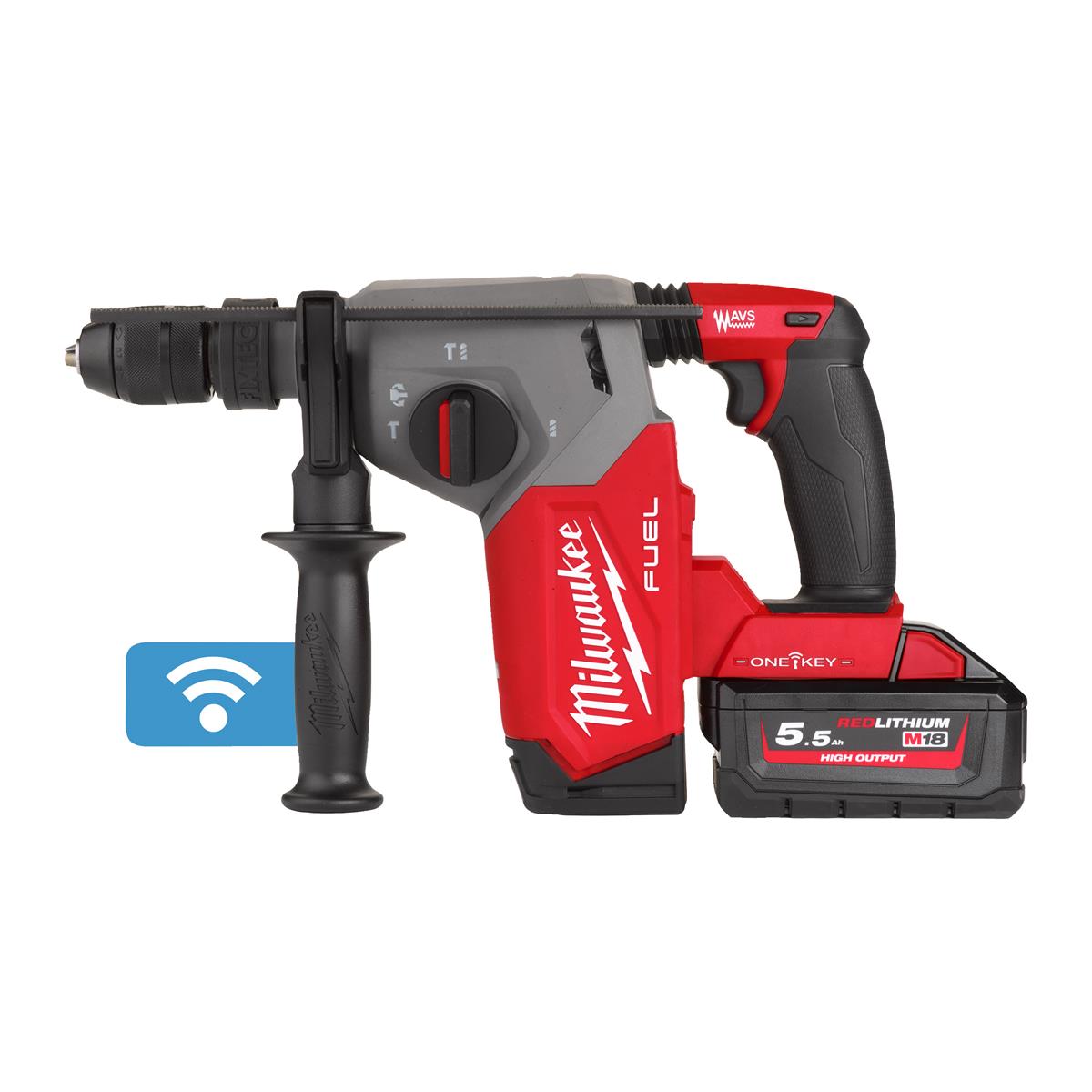 Milwaukee cordless combination hammer M18ONEFHX-552X 4933478504