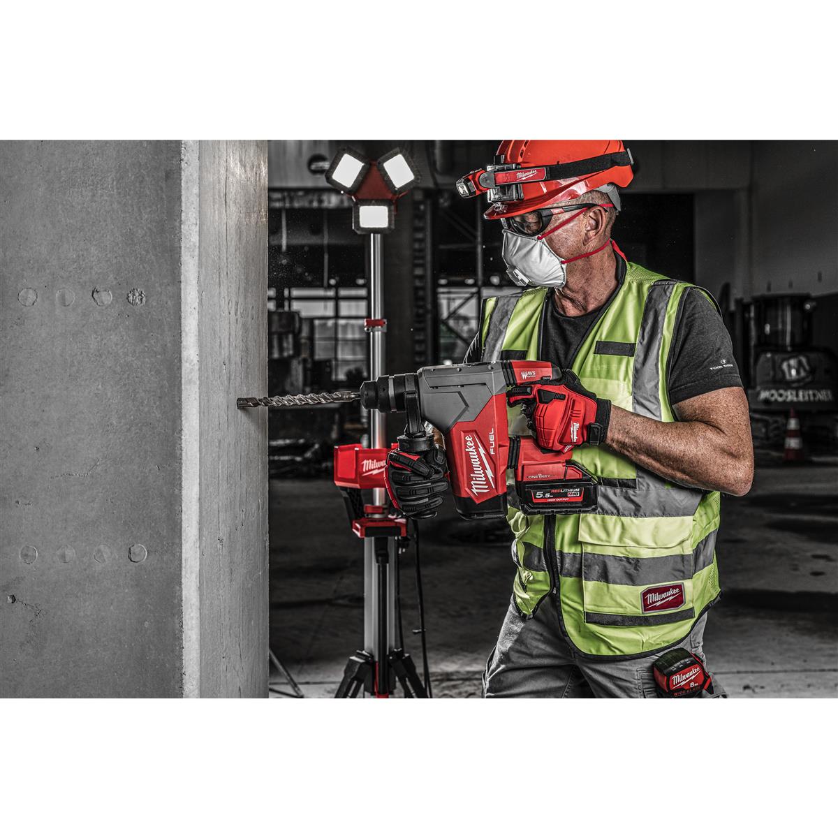Milwaukee cordless combination hammer M18ONEFHP-0X 4933478884