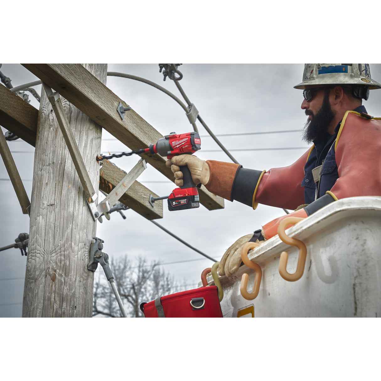 Milwaukee Akku-Schlagschrauber M18ONEFHIWH716-0X 4933479152 roteswerkzeug