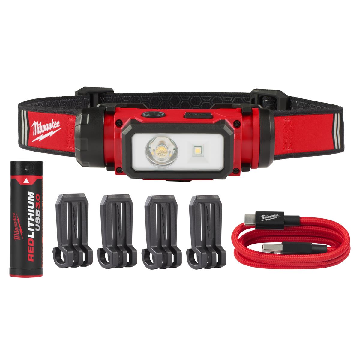 Milwaukee USB rechargeable headlamp L4HL2-301 4933479963