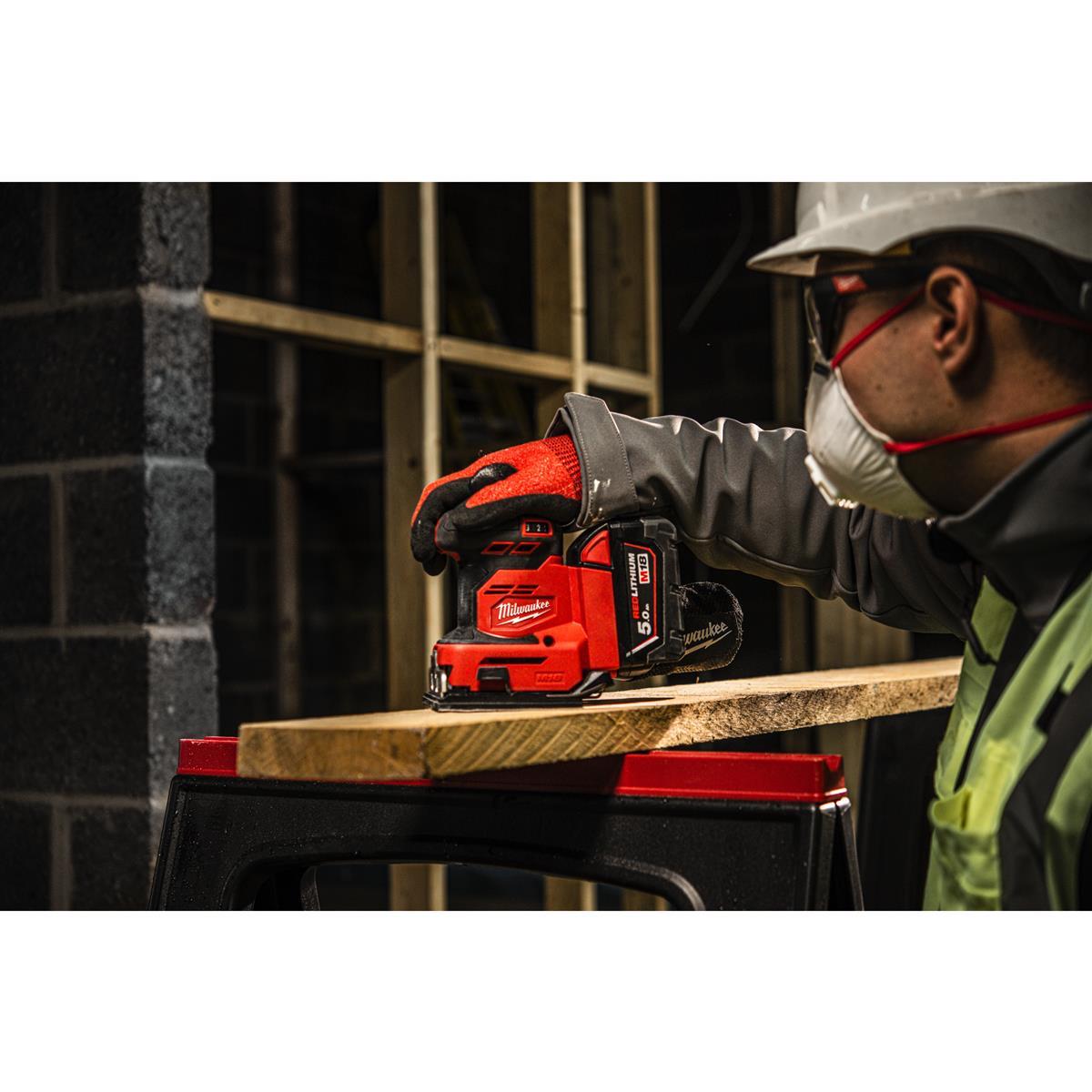 Milwaukee Cordless Orbital Sander M18BQSS-502B 4933479967