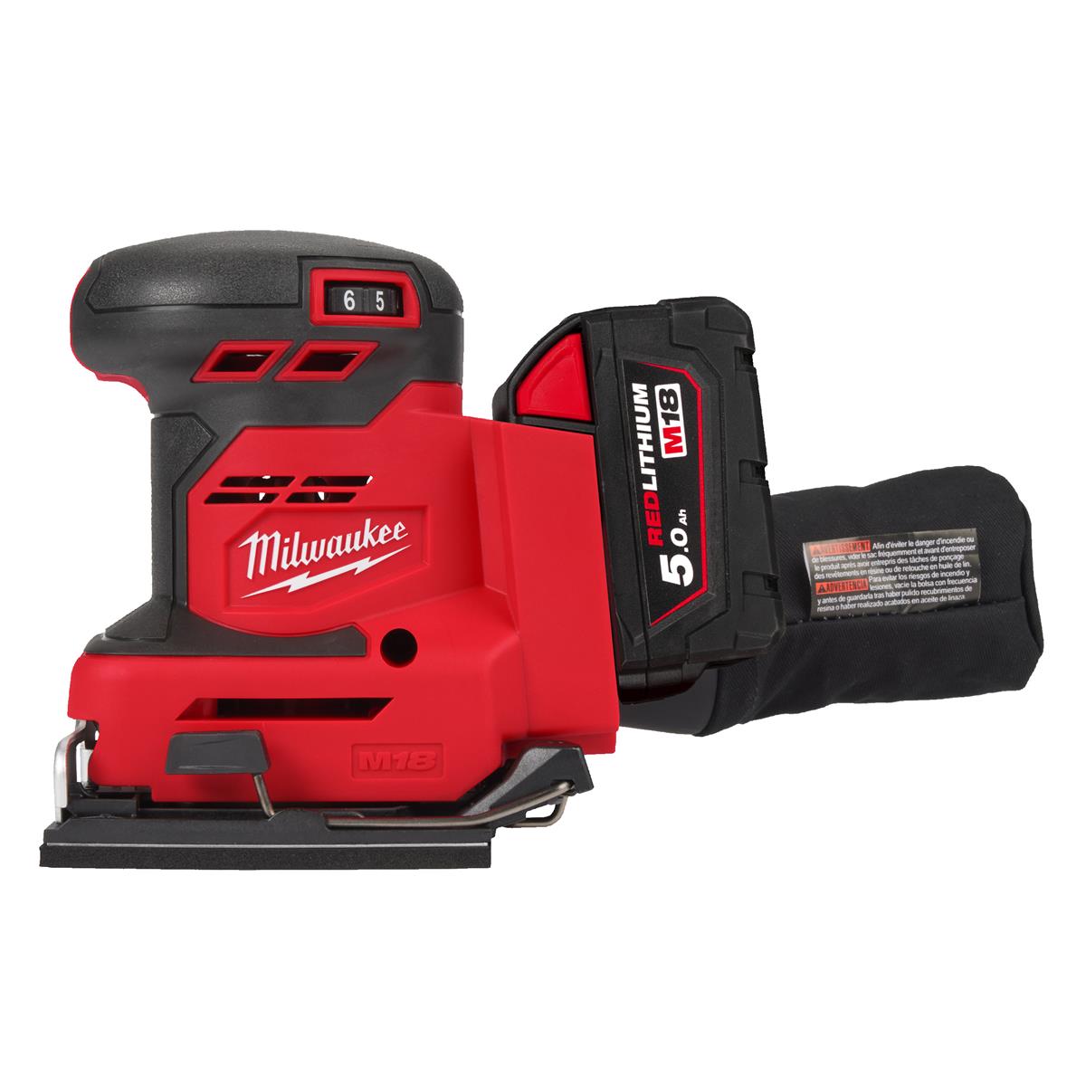 Milwaukee Cordless Orbital Sander M18BQSS-502B 4933479967