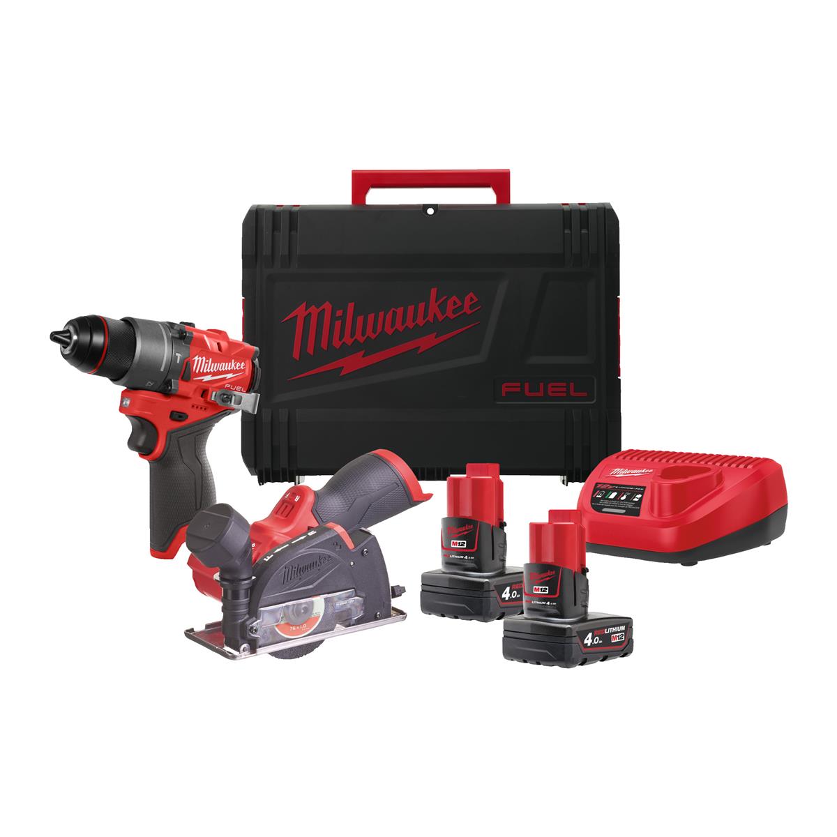 Ensemble de machines sans fil Milwaukee M12FPP2G2-402X 4933480592